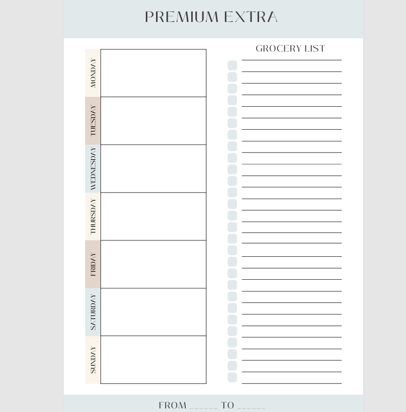 Weekly premium extra