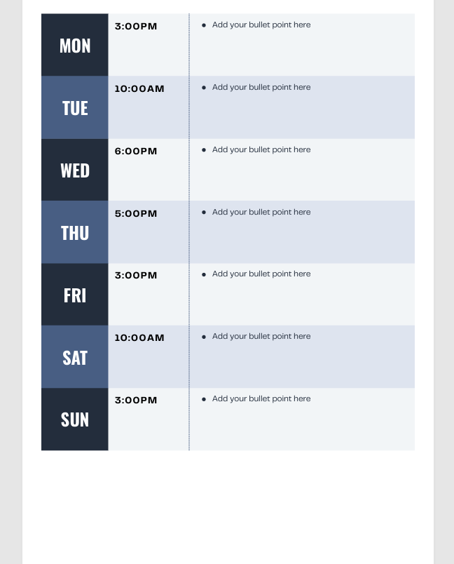 Weekly planner 6